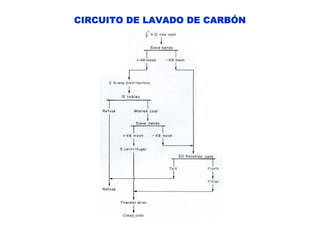 CIRCUITO DE LAVADO DE CARBÓN
 
