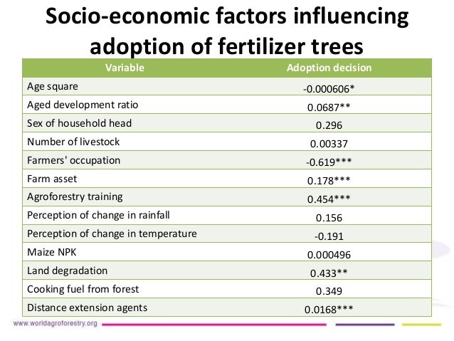 socio economic factors influencing adoption of fertilizer Factors influencing rural youth adoption of cassava the socio-economic characteristics and institutional weeding time and fertilizer application. socio economic factors influencing adoption of fertilizer Factors influencing rural youth adoption of cassava the socio-economic characteristics and institutional weeding time and fertilizer application.