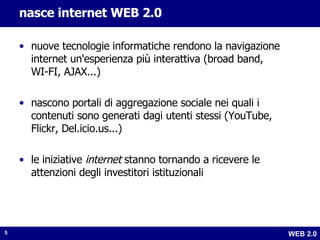 Introduzione al WEB 2.0