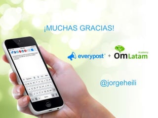 ¡MUCHAS GRACIAS! 
@jorgeheili 
