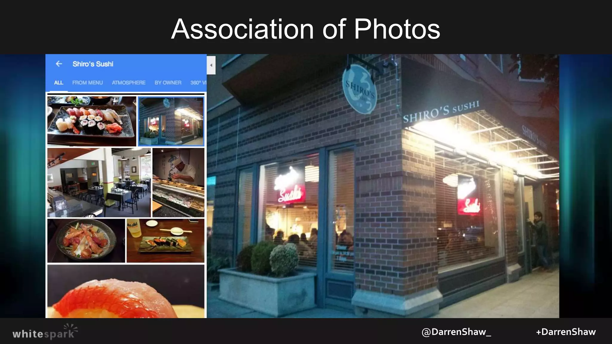 Association of Photos
@DarrenShaw_ +DarrenShaw
 