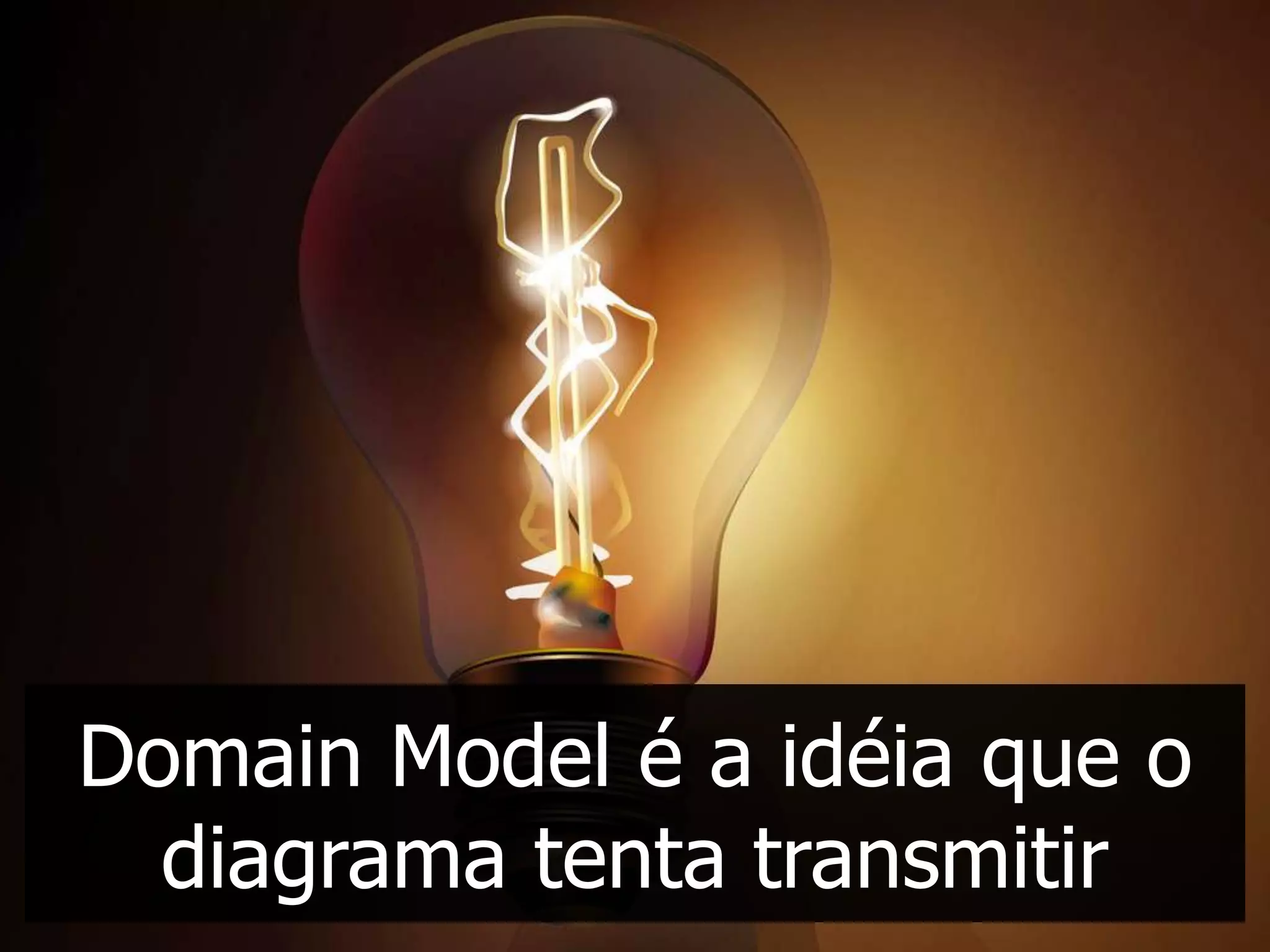 Domain Model é a idéia que o
  diagrama tenta transmitir
 