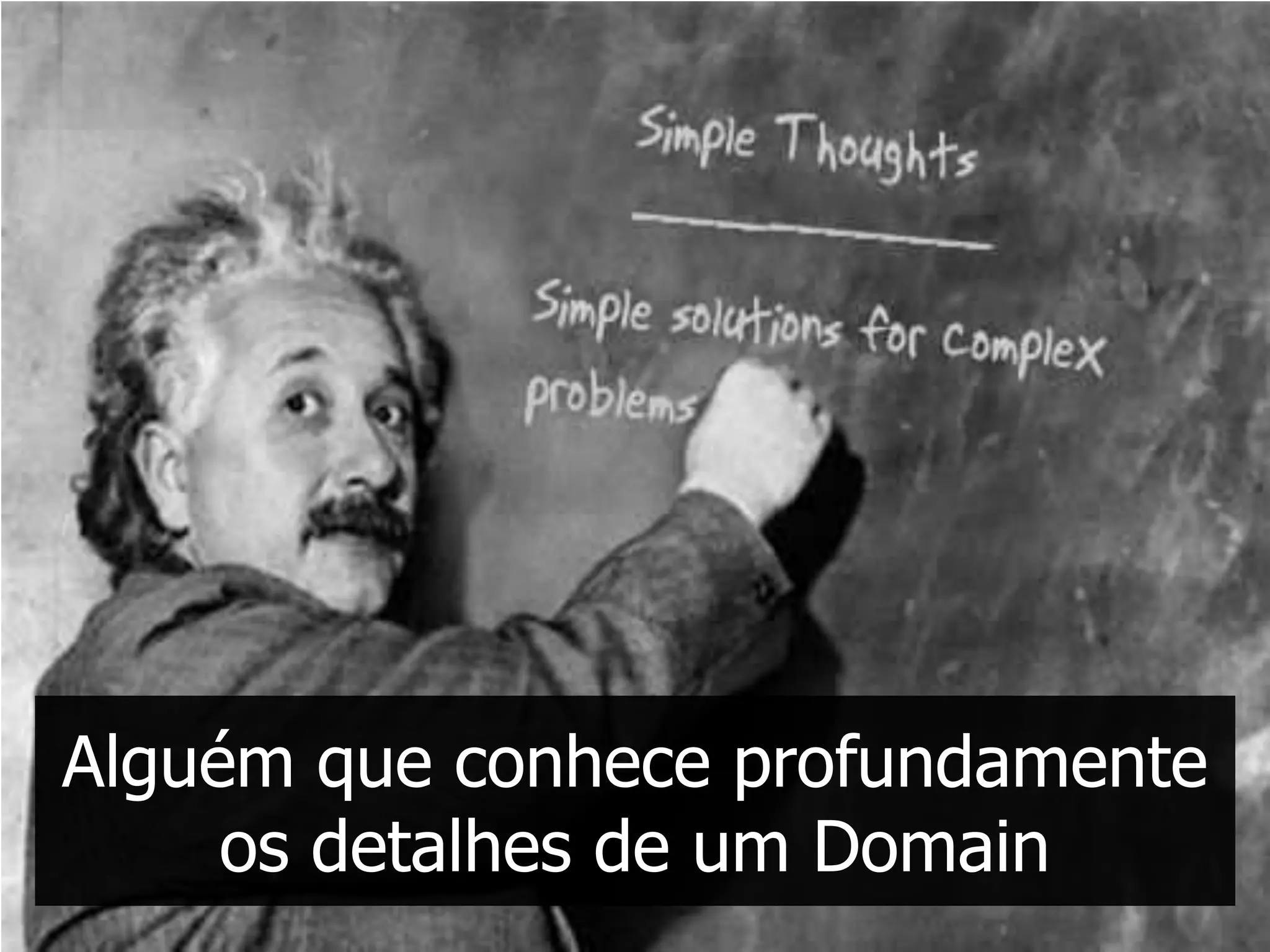 Alguém que conhece profundamente
     os detalhes de um Domain
 