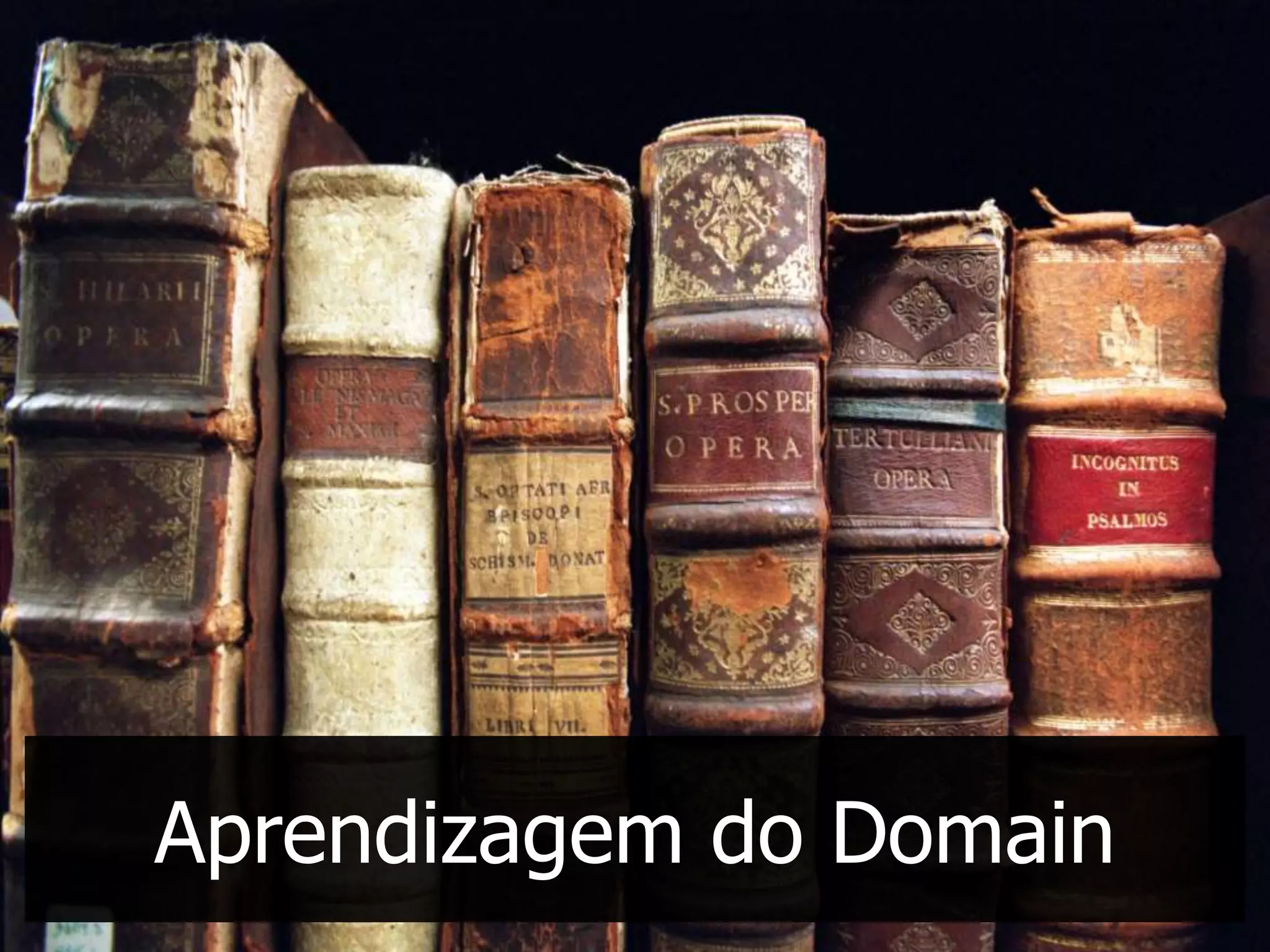 Aprendizagem do Domain
 