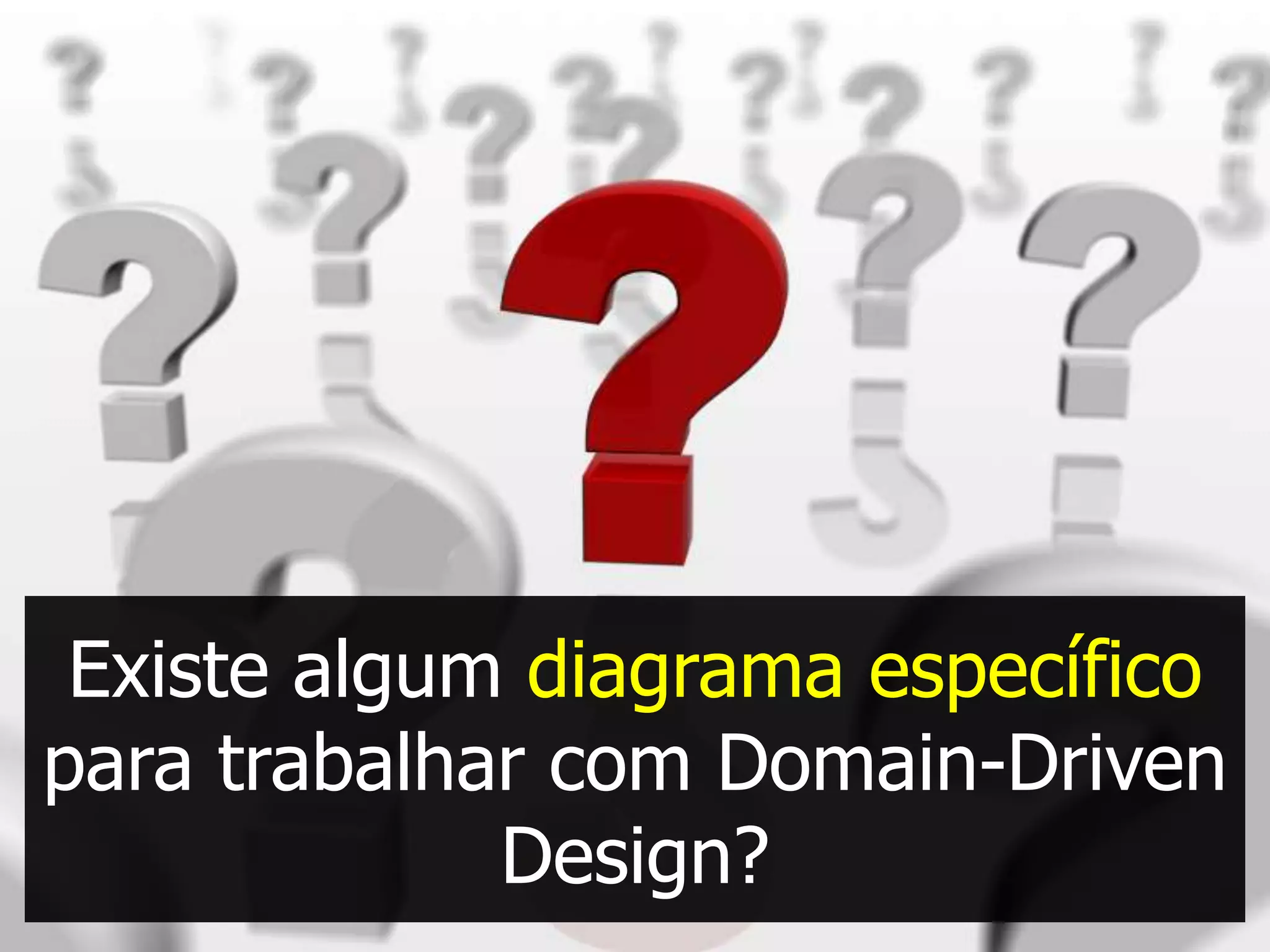 Existe algum diagrama específico
para trabalhar com Domain-Driven
             Design?
 
