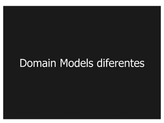 Domain Models diferentes
 