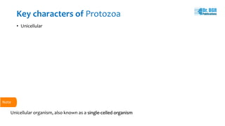 General characteristics of Protozoa | Dr.BGR Publications | PPTX