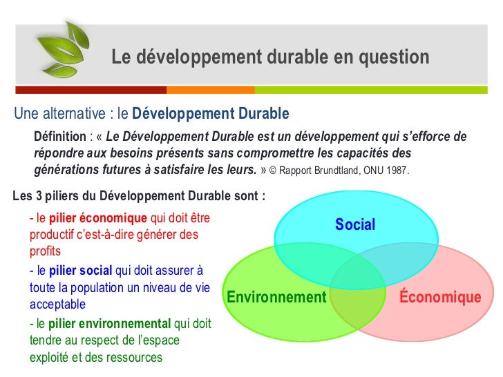 Definition Development Durable Développement Durable Définition Simple – TTRAW