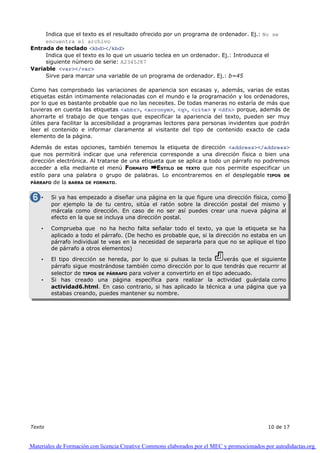 01. Edicion Html. La Base Edicion Html. Texto   0001