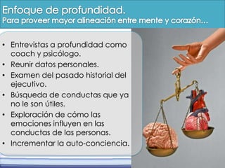 Conocer los asuntos corporativos clave que afectan al ejecutivo y cómo son percibidos por éste.