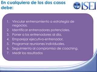 Escuchar al ejecutivo y a partir de allí tomar decisiones.