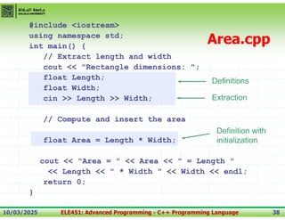 01-ELE451-Advanced Programming.pdf1111111 | PDF