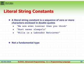 01-ELE451-Advanced Programming.pdf1111111 | PDF