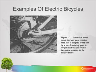 Examples Of Electric Bicycles
 