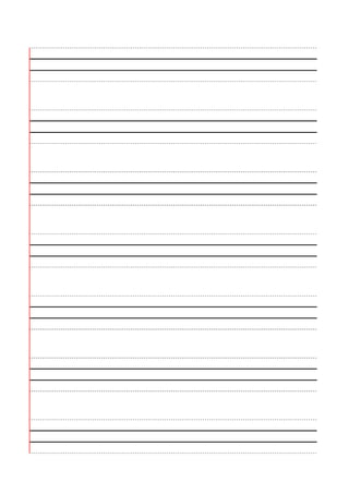 Modelos de pautas para escribir