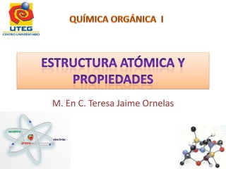 M. En C. Teresa Jaime Ornelas
 