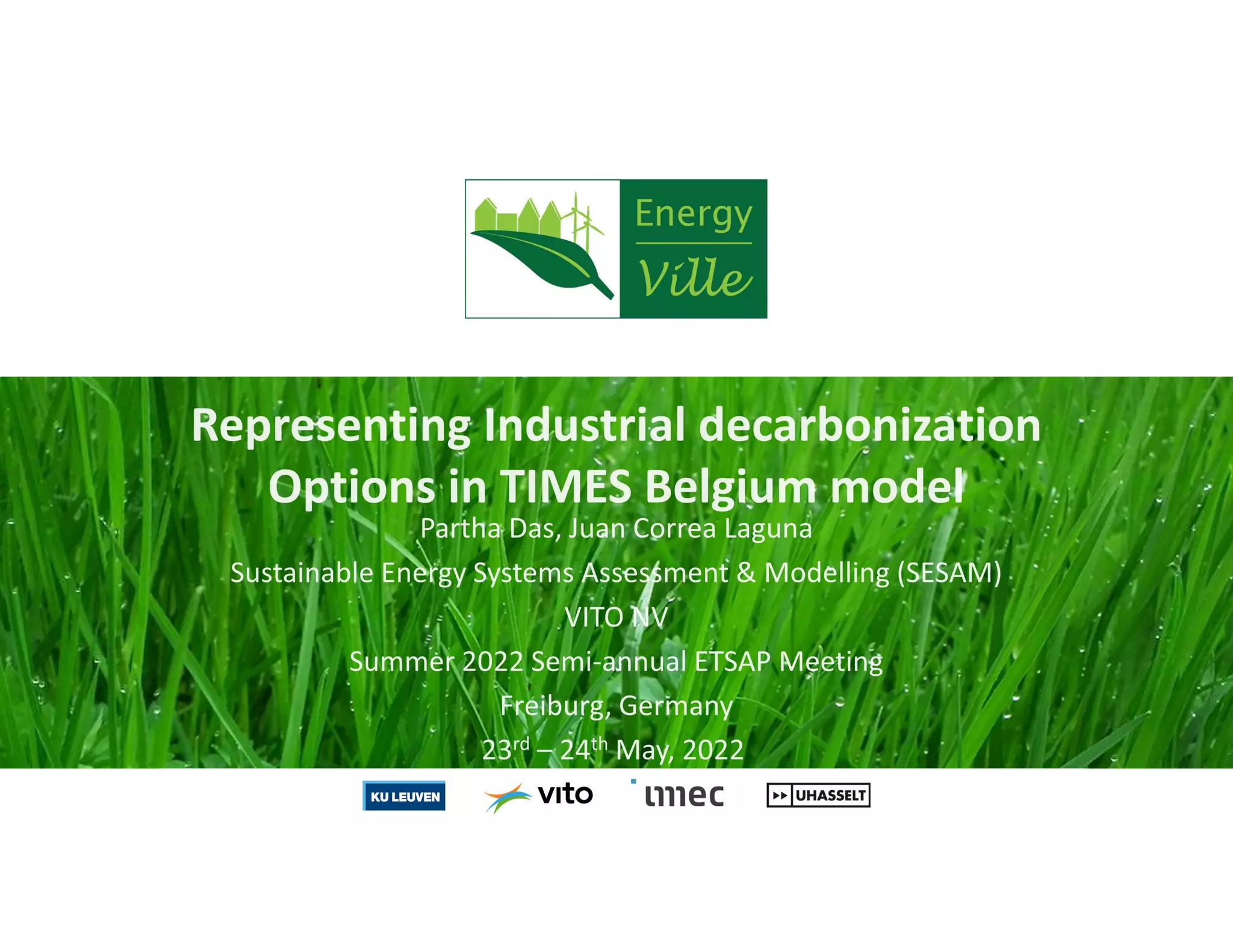 Representing Industrial decarbonization Options in TIMES Belgium model ...