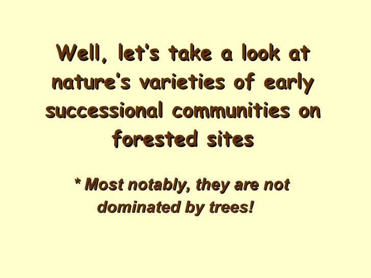 Jerry Franklin Early Seral Forest A Diminishing Resource