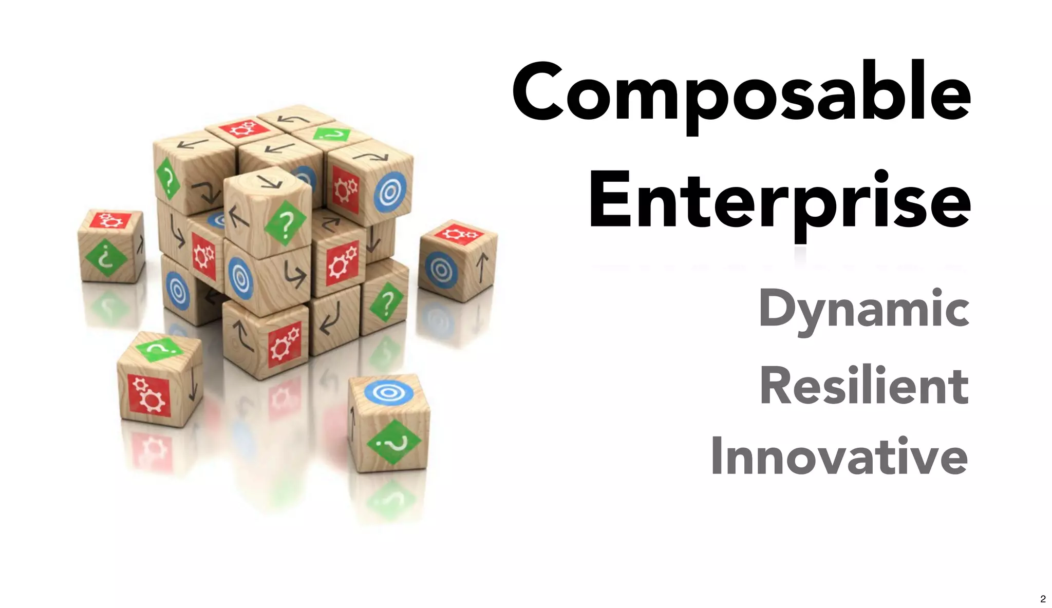 Composable
Enterprise
Dynamic
Resilient
Innovative
2