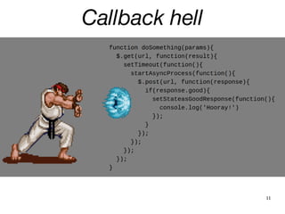 11
Callback hell
 