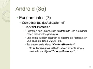 Fundamentos del Desarrollo de Aplicaciones para Android | PPT