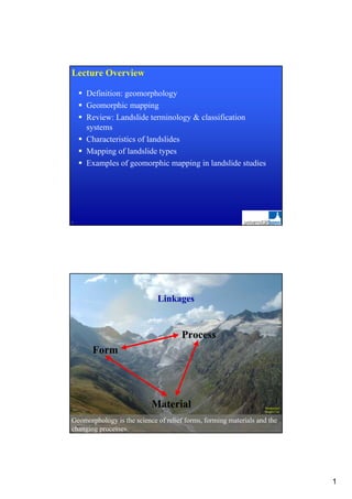 Comprehensive Geomorphic Mapping and Landslide Analysis Techniques | PDF