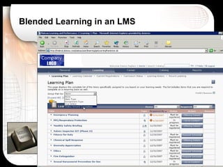 Blended Learning in an LMS 