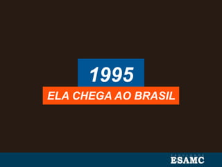 1995
ELA CHEGA AO BRASIL
 
