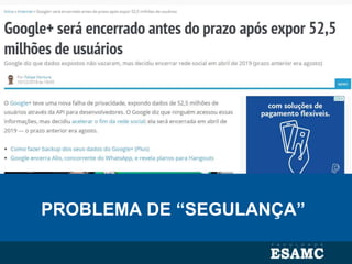 PROBLEMA DE “SEGULANÇA”
 