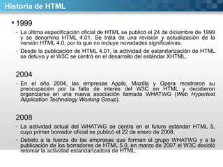 01 html historia | PPT