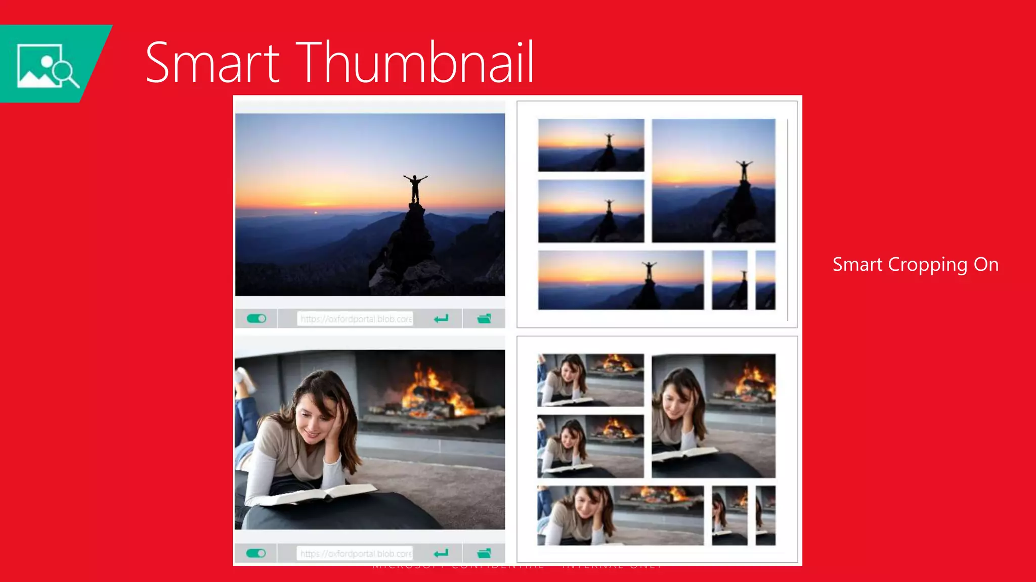Smart Thumbnail
Smart Cropping OffSmart Cropping On
 