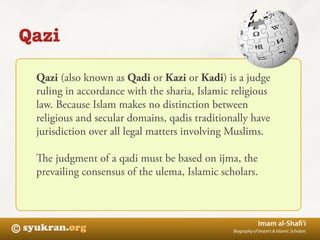 Biography Imam Syafi'i