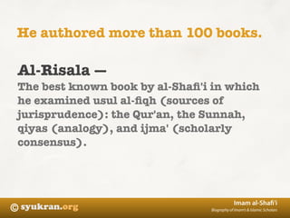 Biography Imam Syafi'i