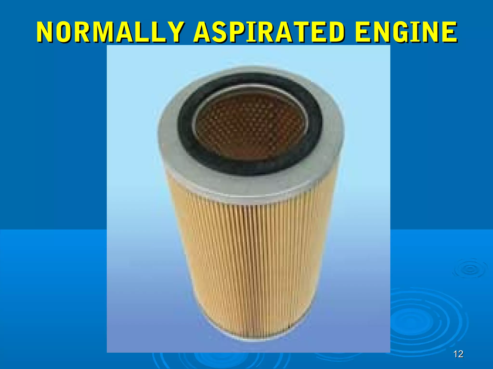 NNOORRMMAALLLLYY AASSPPIIRRAATTEEDD EENNGGIINNEE 
1122 
 