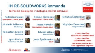 SOLIDWORKS 2017 - Kas naujo seminaro dienotvarke