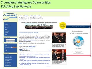 7. Ambient Intelligence Communities
EU Living Lab Network
 