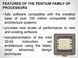 Microprocessor - Intel Pentium Series | PPTX