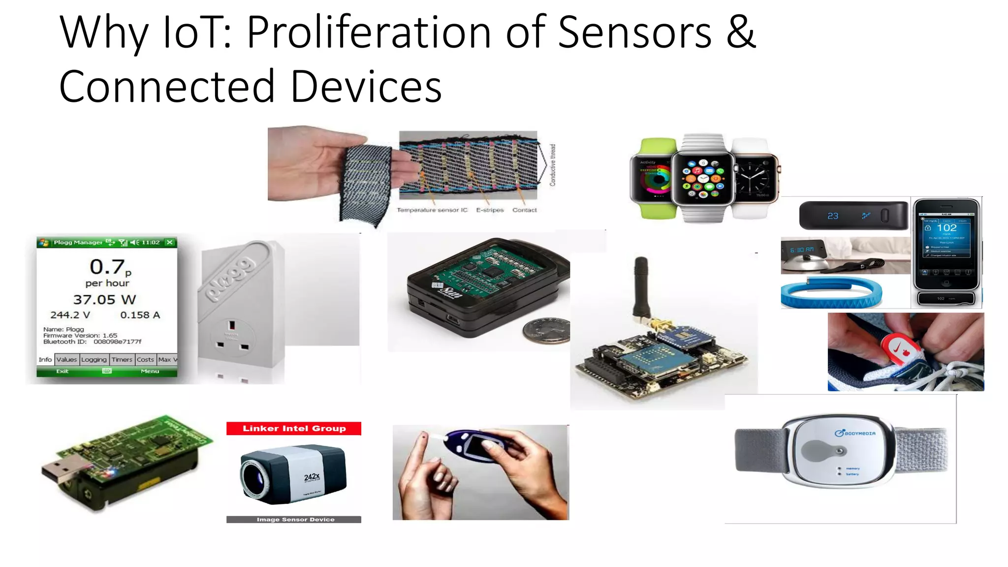 Why IoT: Proliferation of Sensors &
Connected Devices
 