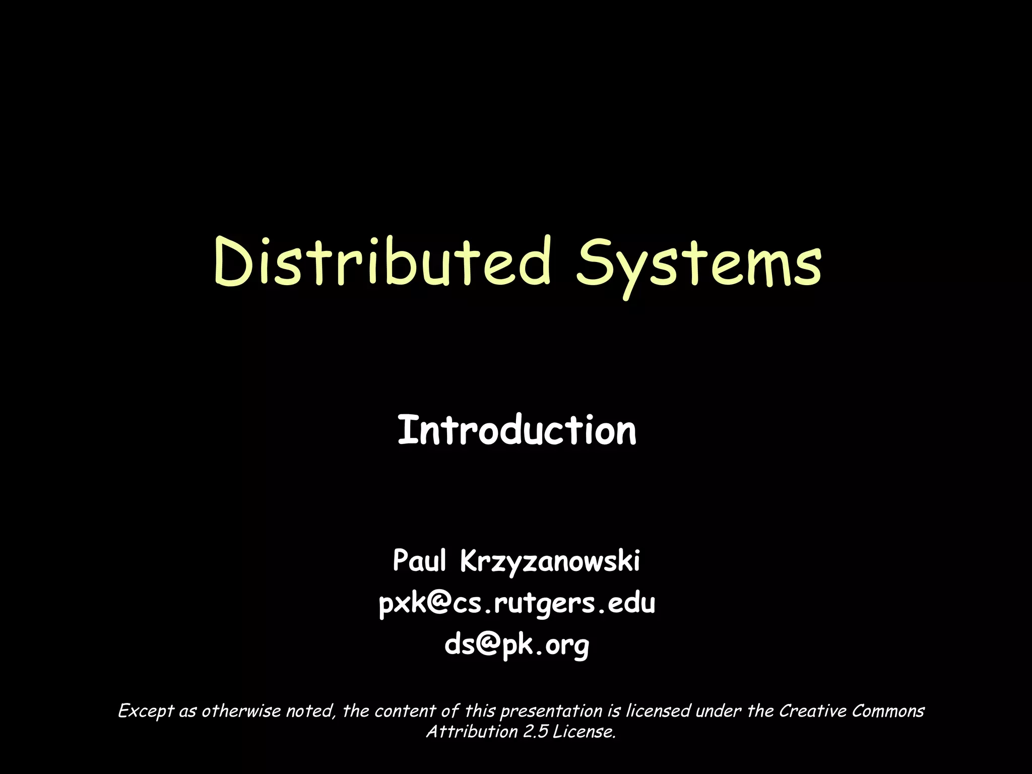 Intro (Distributed computing) | PPT