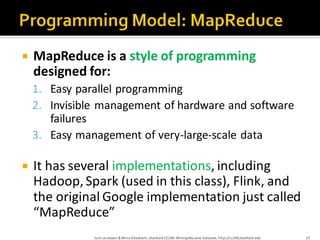 Mining Big Datasets using MapReduce and Spark | PDF