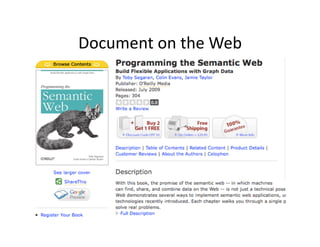 Document	
  on	
  the	
  Web	
  
 
