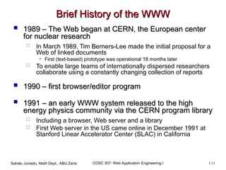 Introduction to the Internet and the Web | PPT