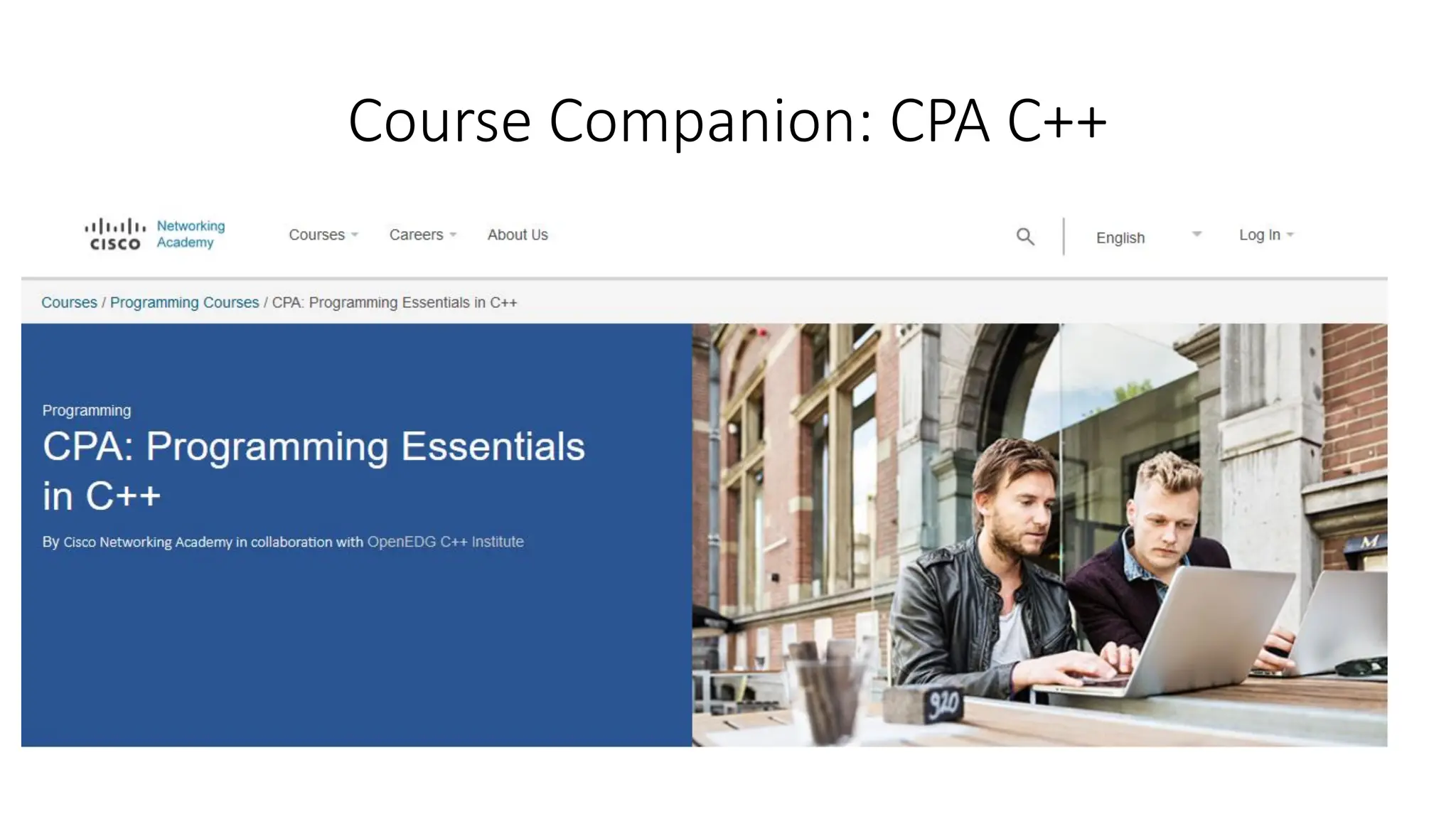 Course Companion: CPA C++
 