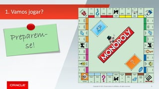 Copyright © 2017, Oracle and/or its affiliates. All rights reserved. 8
1. Vamos jogar?
 