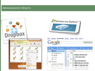 ARMAZENAMENTO REMOTO
 