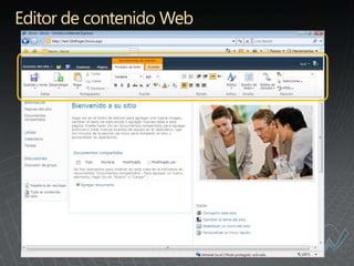 Editor de contenido Web
 