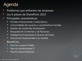 Introducción a SharePoint 2010 | PPTX