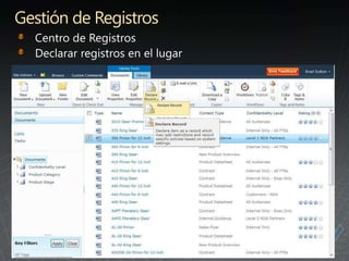 Gestión de Registros
 