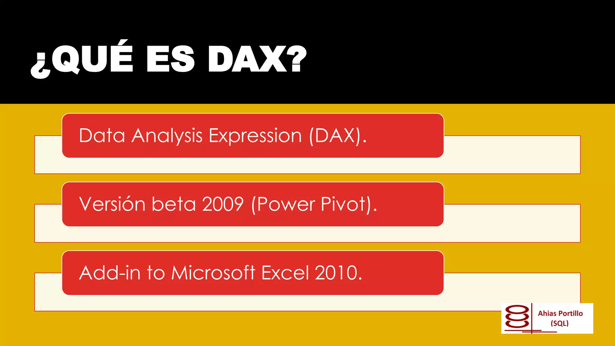 01 - DAX de principiante a experto con Power BI: Introducción a DAX | PDF