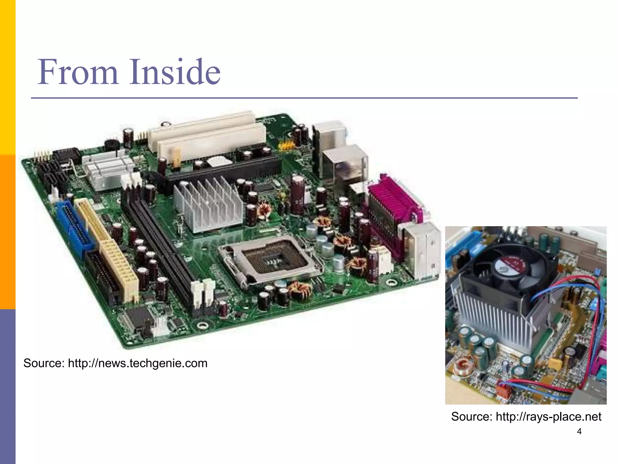 From Inside 
Source: http://rays-place.net 
4 
Source: http://news.techgenie.com 
 